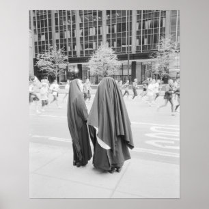 Affiche USA, NEW YORK : Des religieuses de New York regard