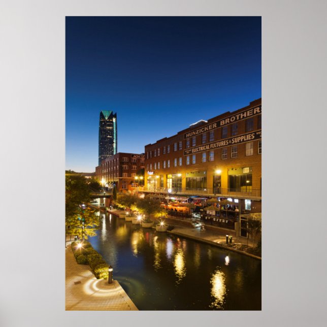 Affiche USA, Oklahoma, Oklahoma City, Bricktown (Devant)