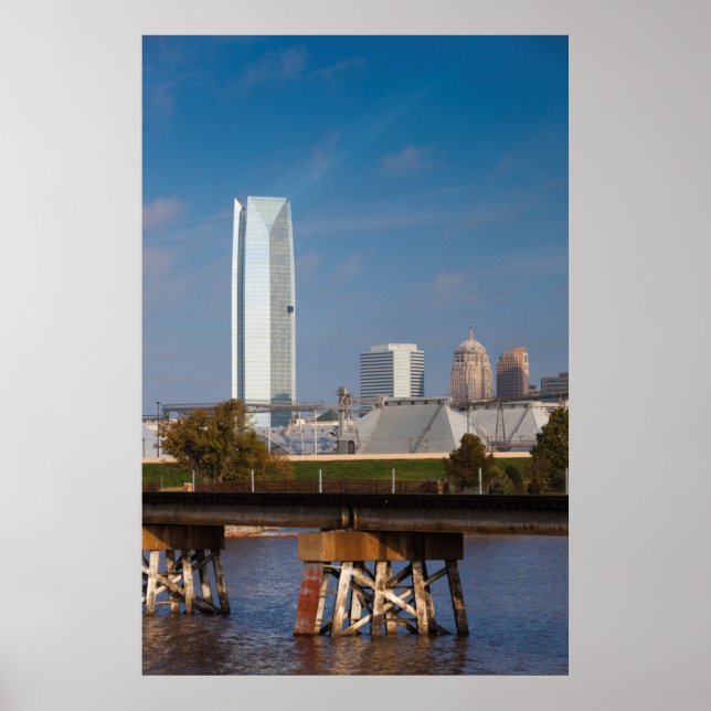 Affiche USA, Oklahoma, Oklahoma City, Skyline (Devant)