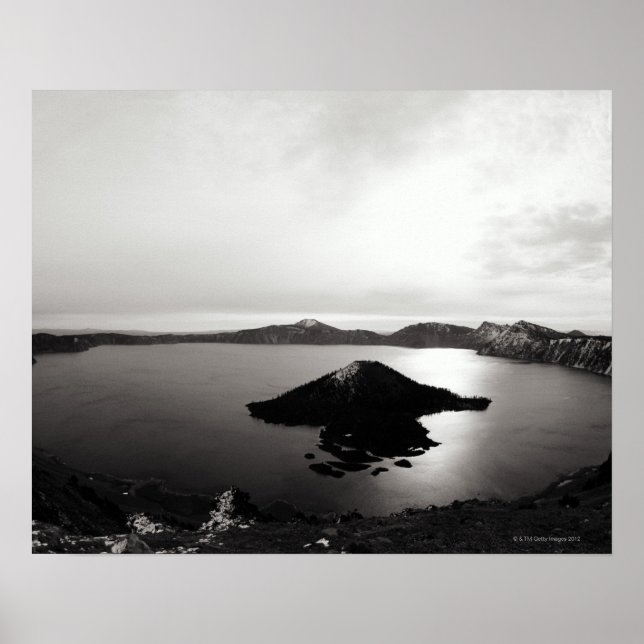 Affiche USA, Oregon, Crater Lake, Wizard Island, (Devant)