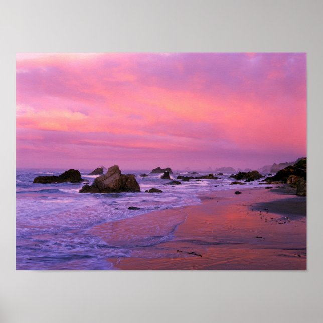 Affiche USA, Oregon, Harris State Beach, Brookings. (Devant)