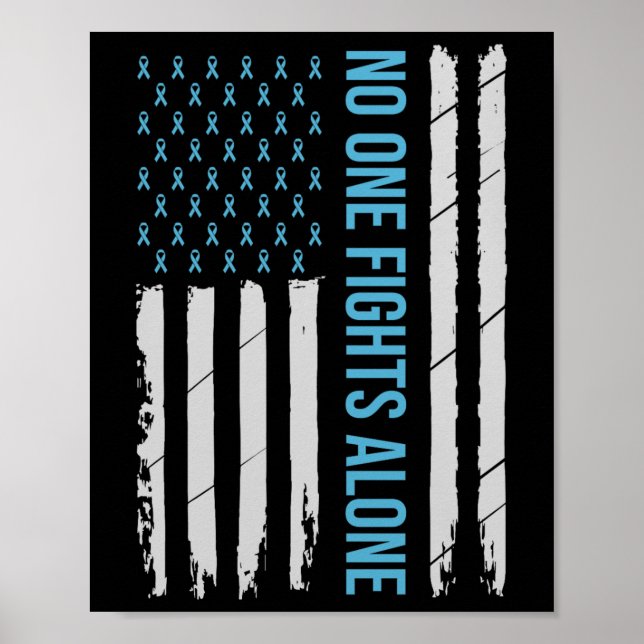 Affiche Usa Prostate Cancer Sensibilisation Light Bleu Rub (Devant)