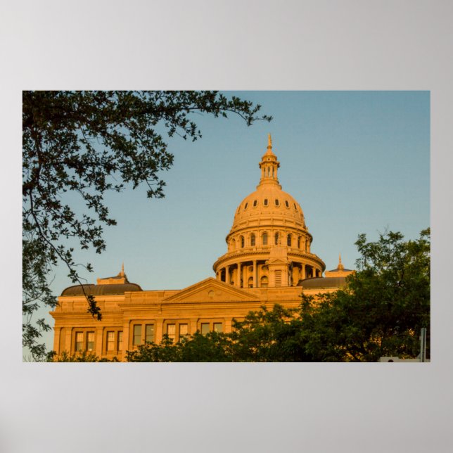 Affiche USA, Texas, Austin. Capitol Building (1888) (Devant)