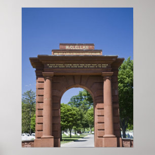 Affiche USA, VA, Arlington. Porte McClellan à Arlington