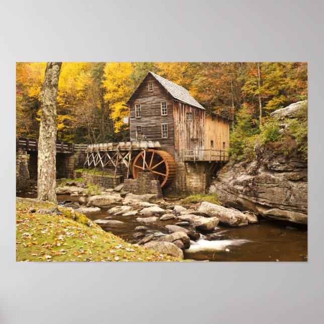 Affiche USA, Virginie-Occidentale, Clifftop. État Babcock  (Devant)