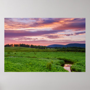 Affiche USA, Virginie-Occidentale, Davis. Paysage