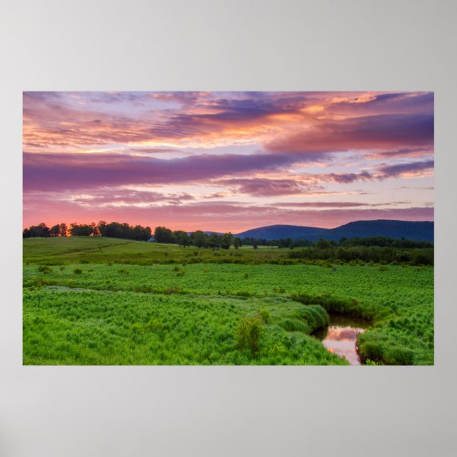 Affiche USA, Virginie-Occidentale, Davis. Paysage (Devant)