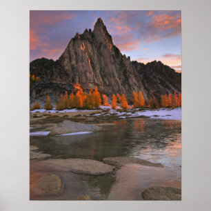 Affiche USA, Washington, Cascade Mountains.  Prusik Peak