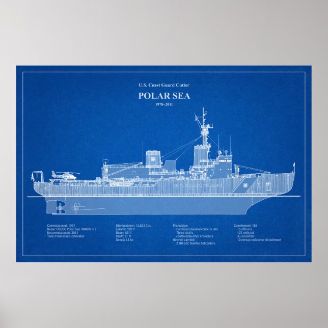 Affiche USCG Cutter Polar Sea wagb-11 - ABD (Devant)