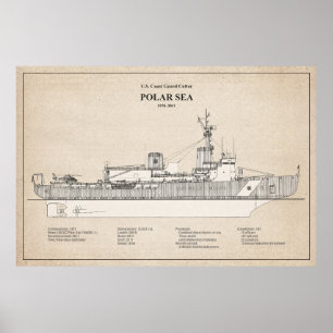 Affiche USCG Cutter Polar Sea wagb-11 - SBD