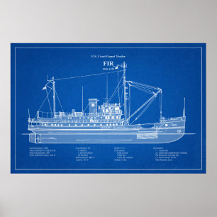 Affiche USCG Tender Fir wlm-212 - ABD