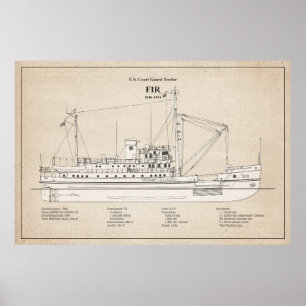 Affiche USCG Tender Fir wlm-212 - SBD