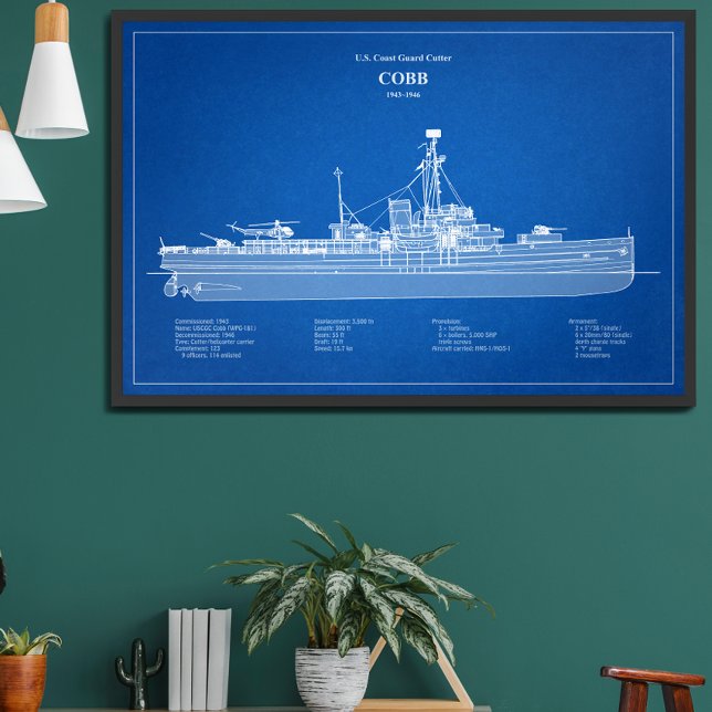 Affiche USCGC Cobb wpg-181 - ABD (Créateur téléchargé)