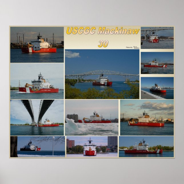 Affiche USCGC Cutter Mackinaw (Devant)