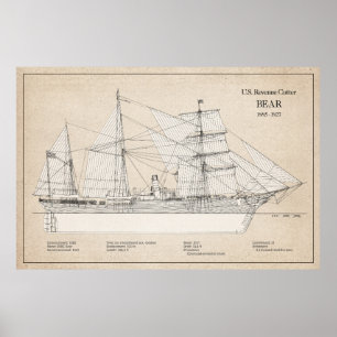 Affiche USCGRC USRC Bear - SBD