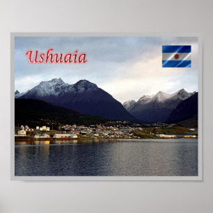 Affiche Ushuaia - Par Nuit - Argentine -