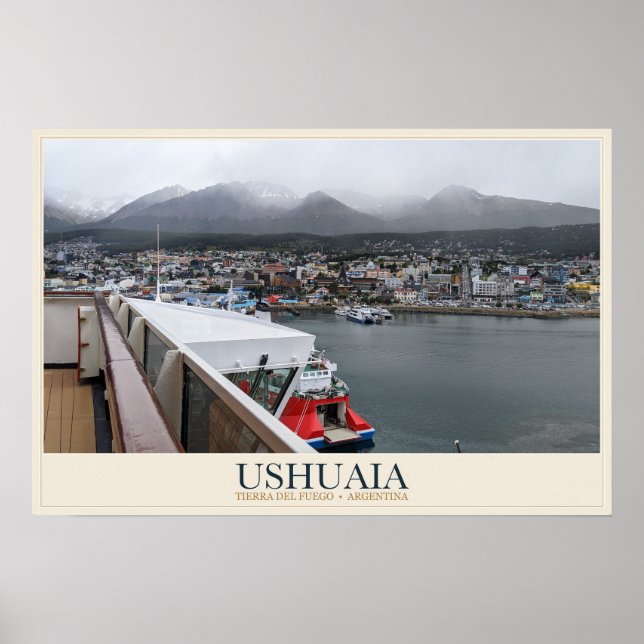 Affiche Ushuaia sous les Andes (Devant)