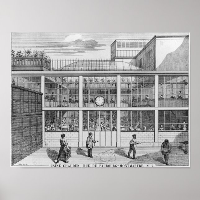 Affiche Usine Chaudun pour cartouches de fusil de chasse (Devant)