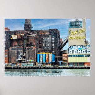 Affiche Usine de sucre Domino