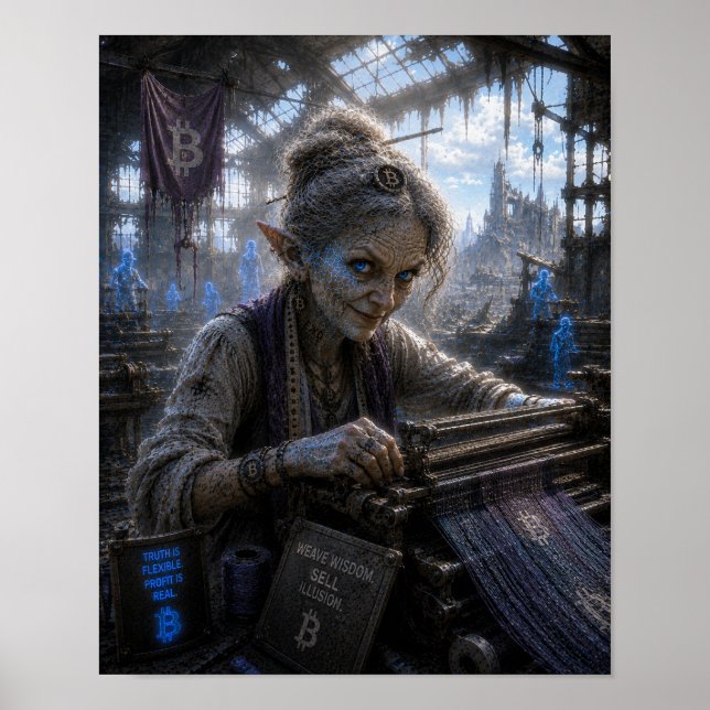 Affiche Usine de textile / Tisserande / Rousserie (Devant)