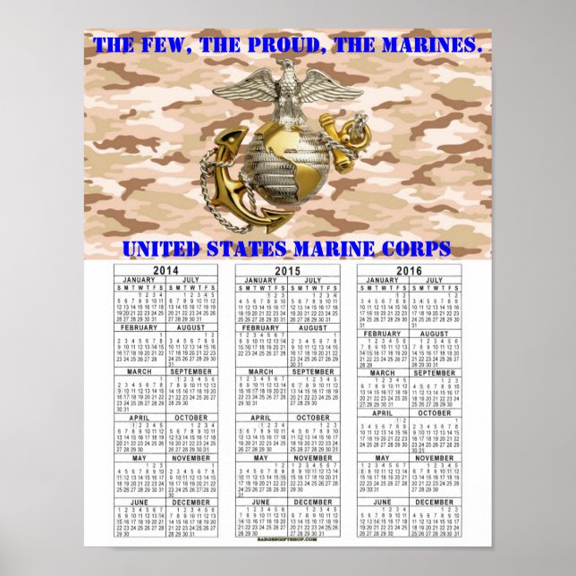 AFFICHE USMC (Devant)