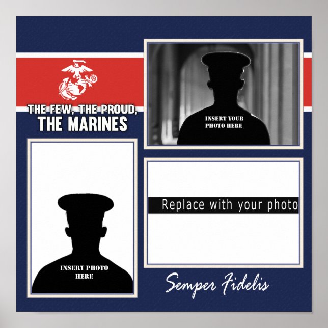 Affiche USMC Les rares photos à être fières (Devant)