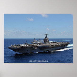 Affiche USS Abraham Lincoln