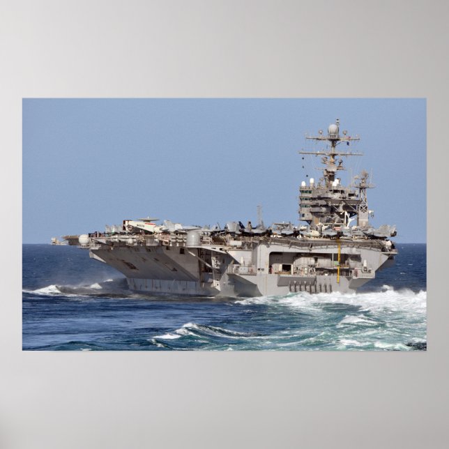 Affiche USS Abraham Lincoln (CVN 72) (Devant)