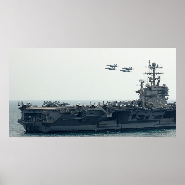 Affiche USS Abraham Lincoln (CVN 72) (Devant)