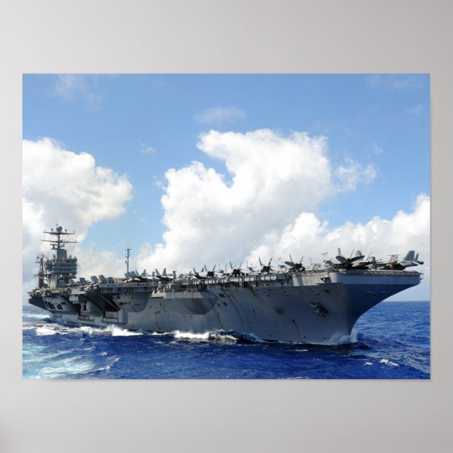 Affiche USS Abraham Lincoln (CVN 72) (Devant)