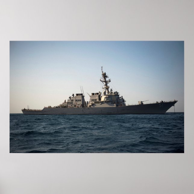 Affiche USS Arleigh Burke (DDG 51) (Devant)