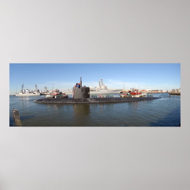 Affiche USS Boise (SSN 764) (Devant)