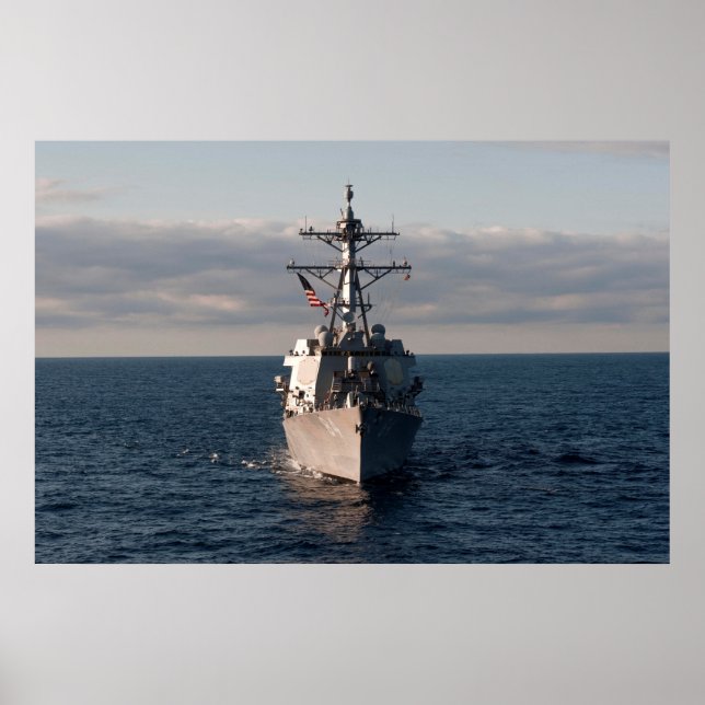 Affiche USS Bulkeley (DDG 84) (Devant)
