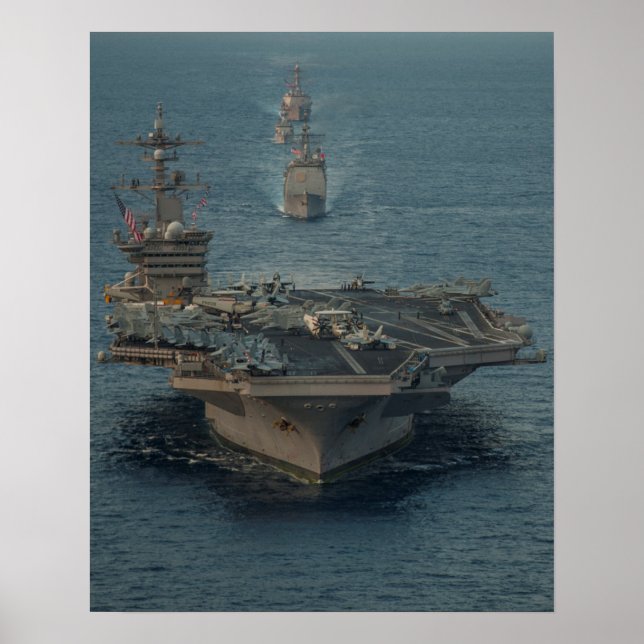 Affiche USS Carl Vinson (CVN 70) (Devant)