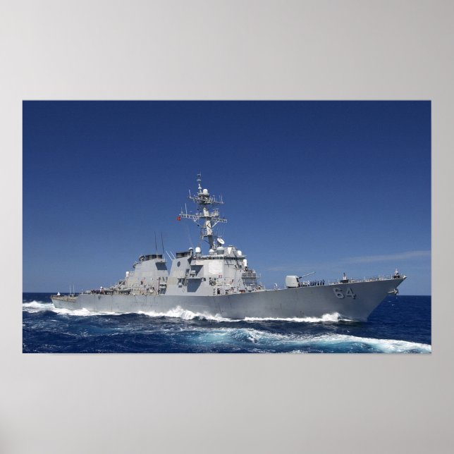Affiche USS Carney (DDG 64) (Devant)