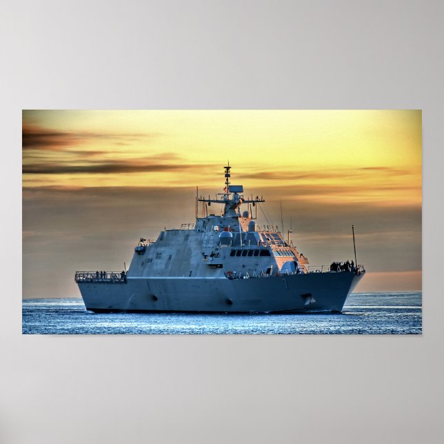Affiche USS Detroit (LCS-7) (Devant)
