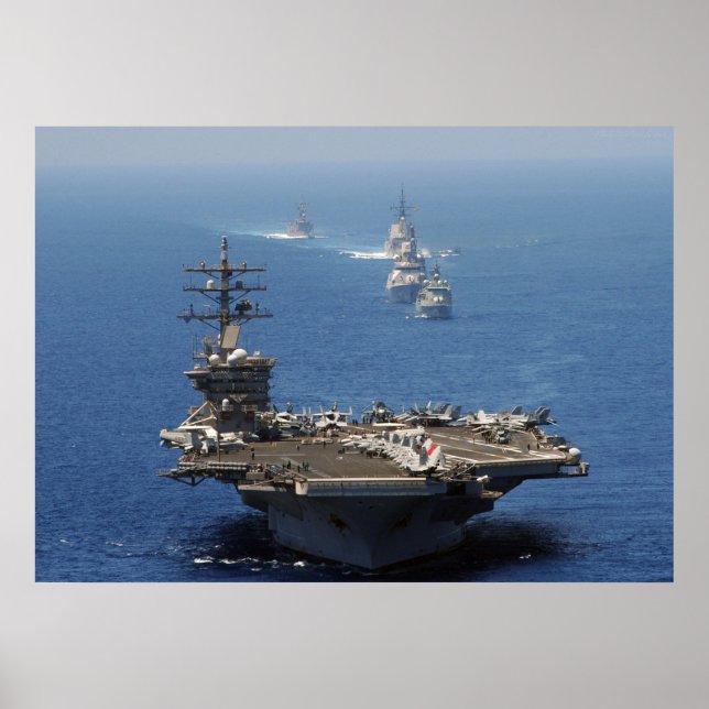 Affiche USS Dwight D. Eisenhower (Devant)