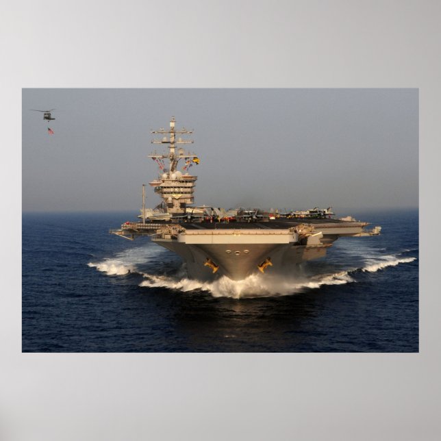 Affiche USS Dwight D. Eisenhower (CVN 69) (Devant)