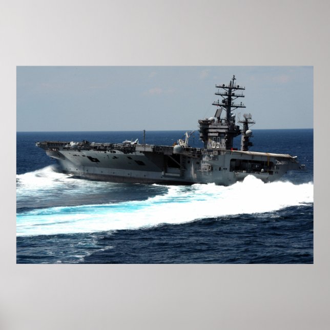 Affiche USS Dwight D. Eisenhower (CVN 69) (Devant)