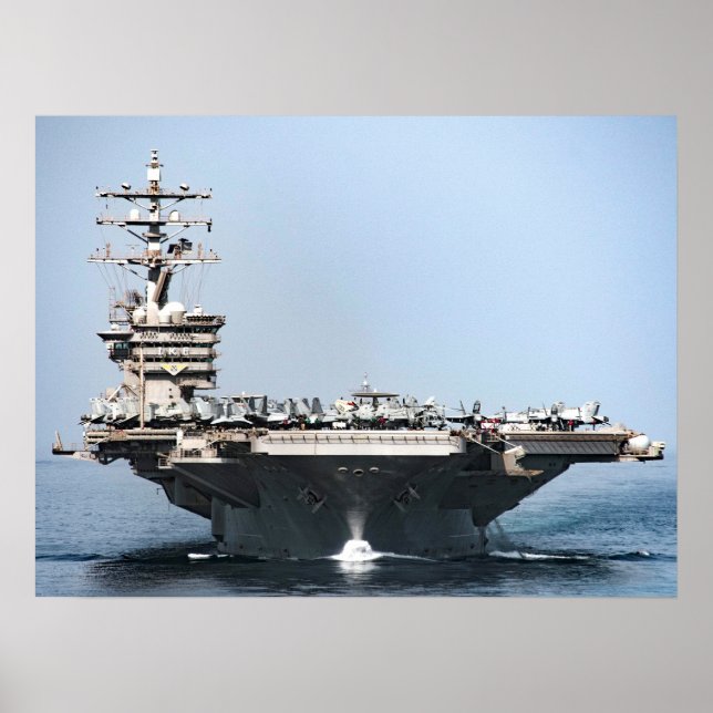 Affiche USS Dwight D. Eisenhower (CVN 69) (Devant)