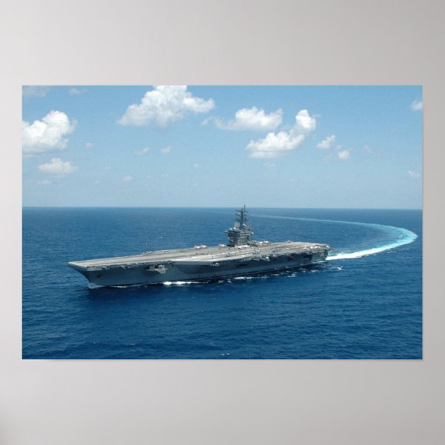 Affiche USS Dwight D. Eisenhower (CVN 69) (Devant)