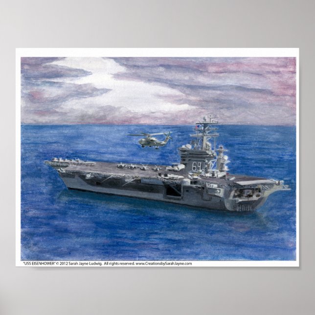 Affiche USS EISENHOWER Art Print (Devant)
