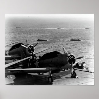 Affiche USS Enterprise Préparation À L'Invasion De Guadalc