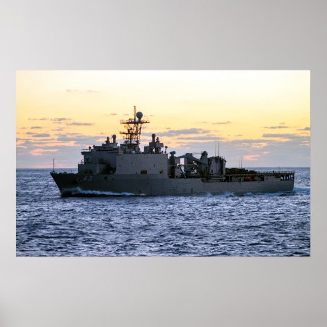 Affiche USS Fort McHenry (LSD 43) (Devant)