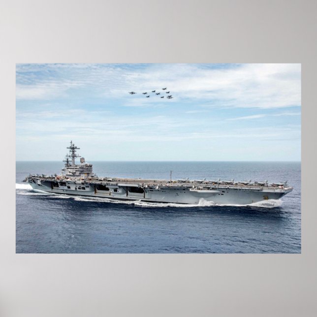 Affiche USS George H.W. Bush (CVN 77) (Devant)