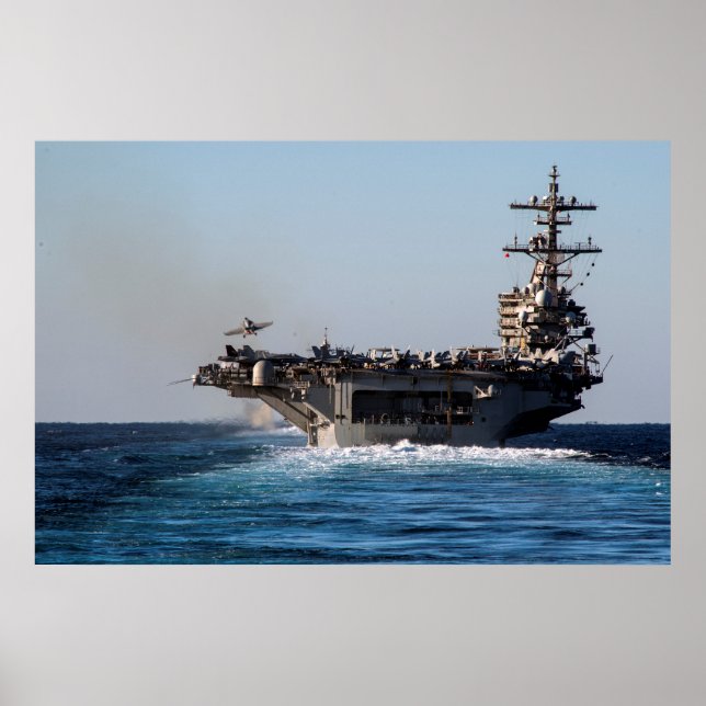 Affiche USS George H.W. Bush (CVN 77) (Devant)