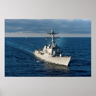 Affiche USS gravement (DDG 107)