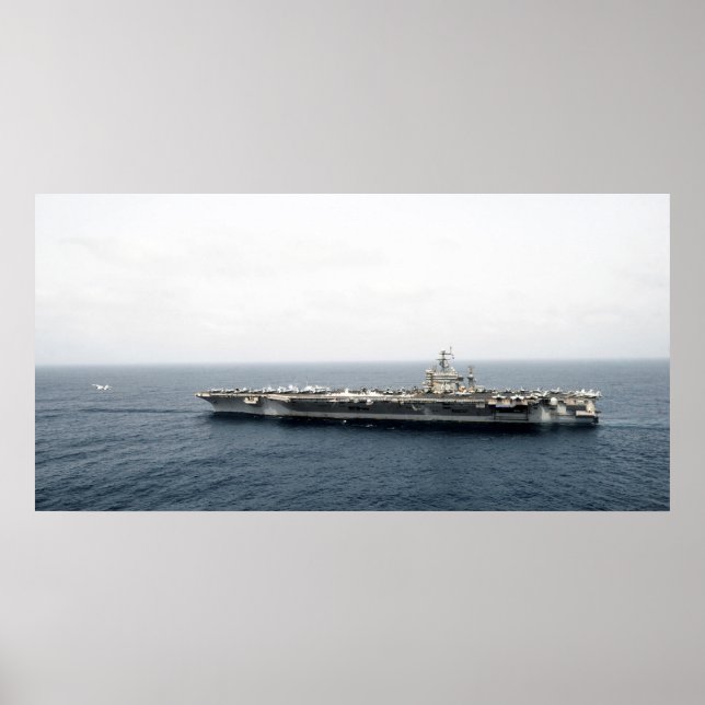 Affiche USS Harry S. Truman (CVN 75). (Devant)