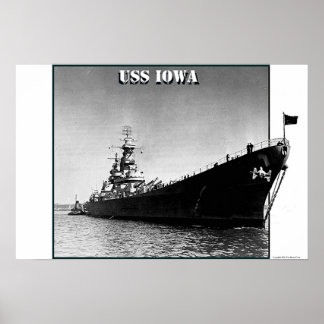 Affiche USS Iowa