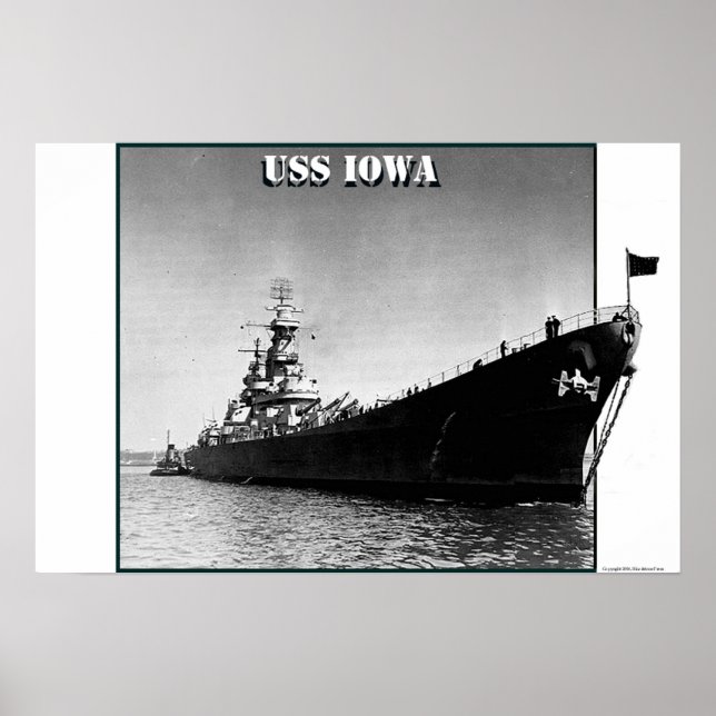 Affiche USS Iowa (Devant)
